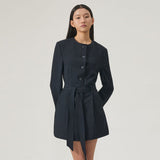 City Belted Jumpsuit_Navy