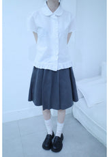 See-through loose knee socks (3color)