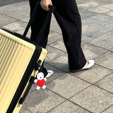 lover puppy luggage tag