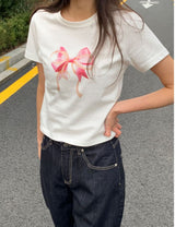 Need Ribbon Short-Sleeved T-Shirt