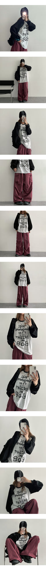 Bedder Pintuck Wide Cargo Pants (5 colors) Hem String!