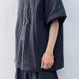 Slouchy Long-line shirt