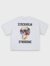 STHLMSNDRM スカルTシャツ - ホワイト