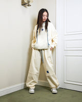 Snap curve hoodie / butter