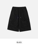 Onz Stitch Multi-Pocket Bermuda Pants