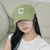 Flower C Washing Ball Cap (Olive)