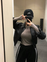 [BELLIDE MADE] フィンガーホールロゴラウンドTシャツ