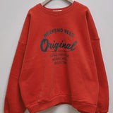 Wool napping weekend sweat suit T-shirt