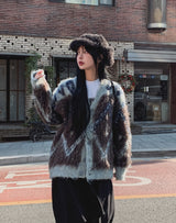 [wool20%] リエルディアモヘアカーディガン