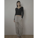 DAISY TOP-BLACK