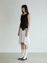 Layered Sleeveless Top_Black