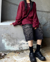 Ato Boat Neck Loose Knitwear