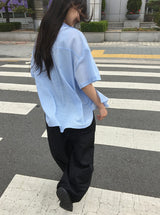 [unisex] Kento One-Tuck Balloon Wide Slacks