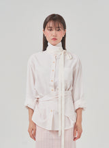 Stripe shirt (ivory)