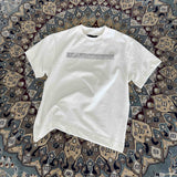 KMC "PRETENCIOUS" White Boxy Fit T-Shirt