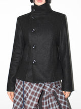 SLIM LINE HIGH-NECK COAT
