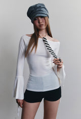 SOFIA CAP (POLKA DOT GREY)