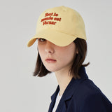 TMV レタリングボールキャップ / Twill Yellow
