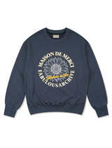 UNISEX Sunflower Circlogo レギュラーフィット スウェットシャツ ネイビー (FCF1TS327M)