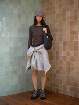OVERSIZED HOODIE JUMPER (KHAKI BEIGE)