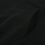 MVR PATCH LOGO SLEEK HOODIE SWEATSHIRT BLACK