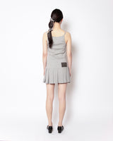 PLEATS MINI ONE-PIECE (GREY)