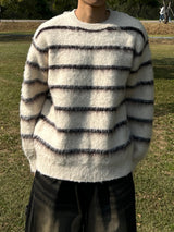 SCOPE STRIPE MOHAIR KNIT