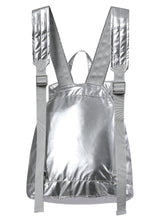 GLOSSY MINI SILVER BACKPACK (2color) 