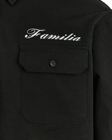 Mwoong Familia My Life Work Shirts(BLACK)
