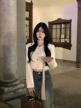 [Bellide made] momochi pocket tweed jacket