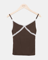 Shuhan Lace Sleeveless Top