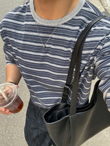 French stripe long-sleeved t-shirt