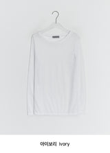 ギルモヒレイヤードUネック長袖Tシャツ
