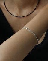 [Silver 925] Basic Oval Bangle (Bold)