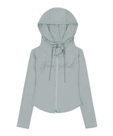 [NF] ROSE MUSK COWL HOODIE (SILVER)_F24QB278