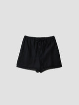 レースパジャマショートパンツ BLACK