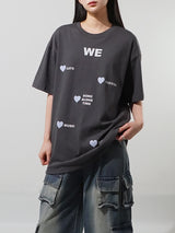 We Love ルーズフィットTシャツ