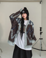 [wool20%] リエルディアモヘアカーディガン