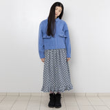 Twill Badge Jacket - Blue