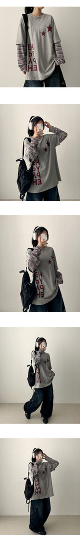 Right street pocket embroidery ワイドデニムパンツ