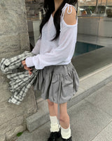 Ballon ribbon skirt