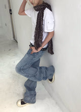 STACKED LOW DENIM PT