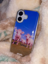 Furry Friends airpods case_Cow