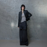 ダブルウエストマキシスカート