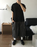 Punch Eyelet Bermuda Pants