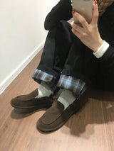 [MD Pick] ノンフェードチェックロールアップデニム (2 Colors)