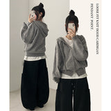 Flo Pendant Loose Fit Knit Hooded Zip-Up