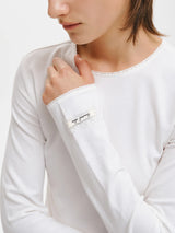 LACE ROUND NECK T-SHIRT