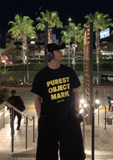 Look Number Purest Lettering Print Overfit Short Sleeve