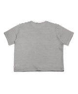Wave Stripe Half Knit T-Shirt